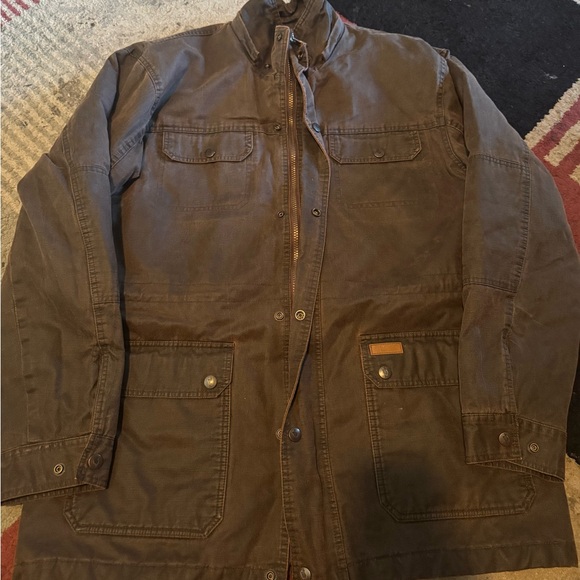 Men's Rugged Brown Field Jacket - Picture 1 of 11